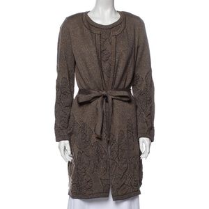 Escada Virgin Wool Two-Piece Patterned Set
